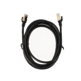 TECHPRO LAN Cable CAT7 28AWG Black 3M