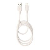QPLUS USB-A to USB-C Cable 1M. 5A Super Fast Charge TG03 White