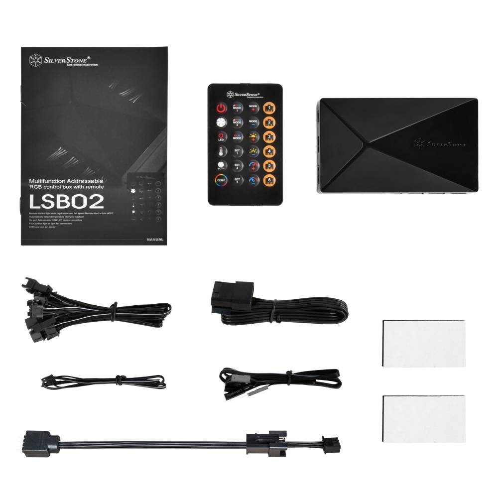 กล่องควบคุมพัดลม SilverStone FAN Cooling Control LSB02-E