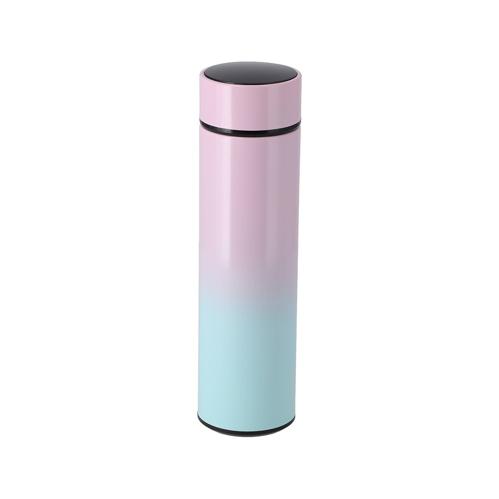 QPLUS Smart Tumbler 500ML LED Temperature Display Pink/Green
