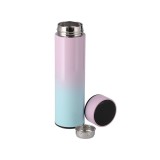 QPLUS Smart Tumbler 500ML LED Temperature Display Pink/Green