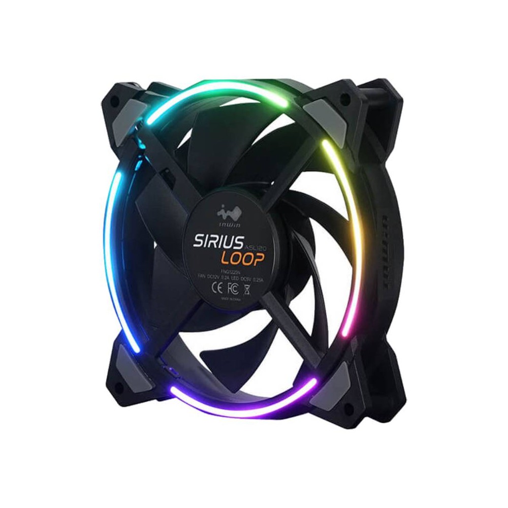 พัดลมระบายความร้อนภายในเคส InWin Fan SIRIUS Loop ASL120 - Single Pack ...