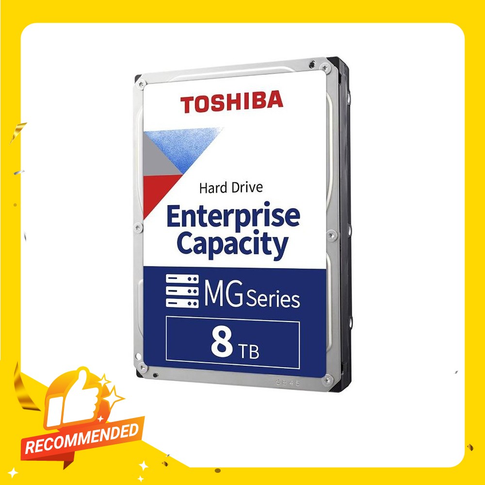 Toshiba HDD PC MG Enterprise 8TB 7200RPM SATA III (6GB) 256MB - 5 Year