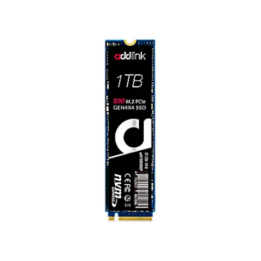 การ์ดเอสเอสดี Addlink SSD S90 1TB M.2 PCIe R5000MB/s W4400MB/s 5Y