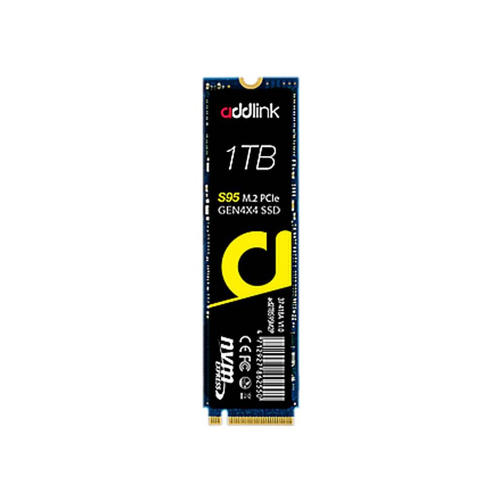 การ์ดเอสเอสดี Addlink SSD S95 1TB M.2 PCIe R7000MB/s W5000MB/s 5Y