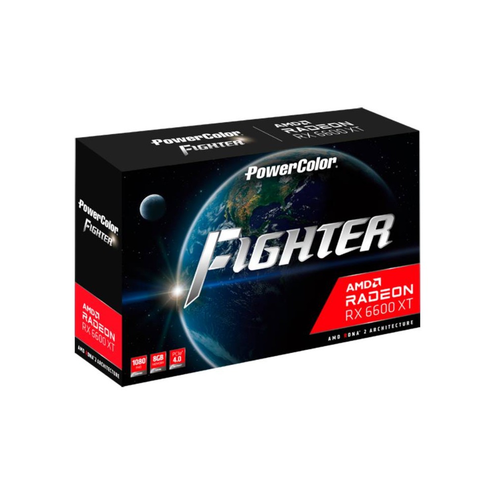 การ์ดจอ POWER COLOR Fighter AMD Radeon RX 6600 XT 8GB GDDR6 128-bit