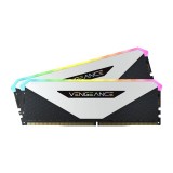 แรมพีซี Corsair Ram PC DDR4 16GB/3200MHz CL16 (8GBx2) Vengeance RGB RT (White)