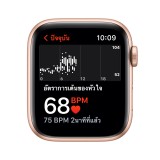 Apple Watch SE GPS 44mm Gold Aluminium Case with Starlight Sport Band - (2022)