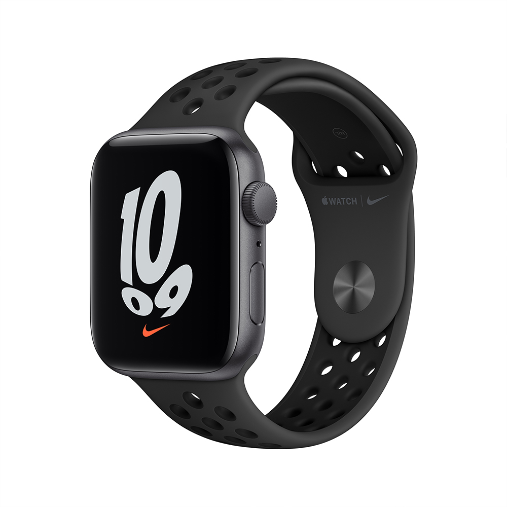 Apple Watch Nike SE GPS 44mm Space Grey Aluminium Case with Anthracite ...