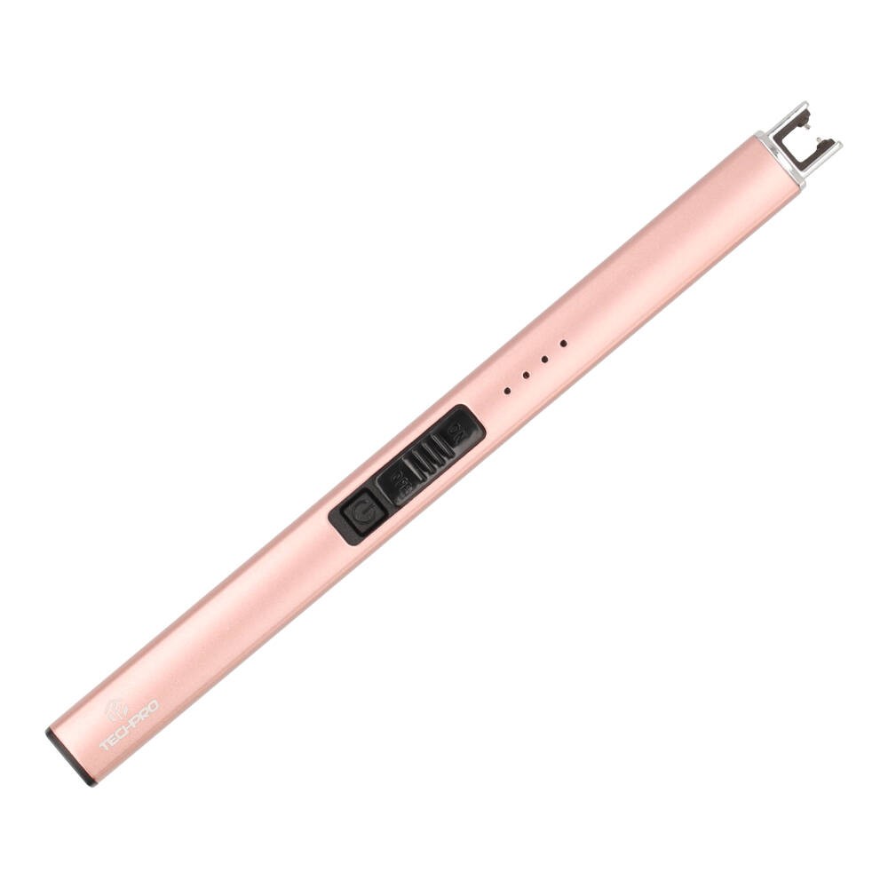 TECHPRO Rechargeable Electric Lighter Rose gold