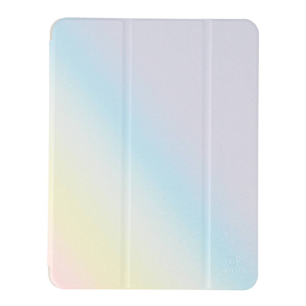 QPLUS เคส iPad Air 4 (10.9) 2020 Soft Folio Rainbow