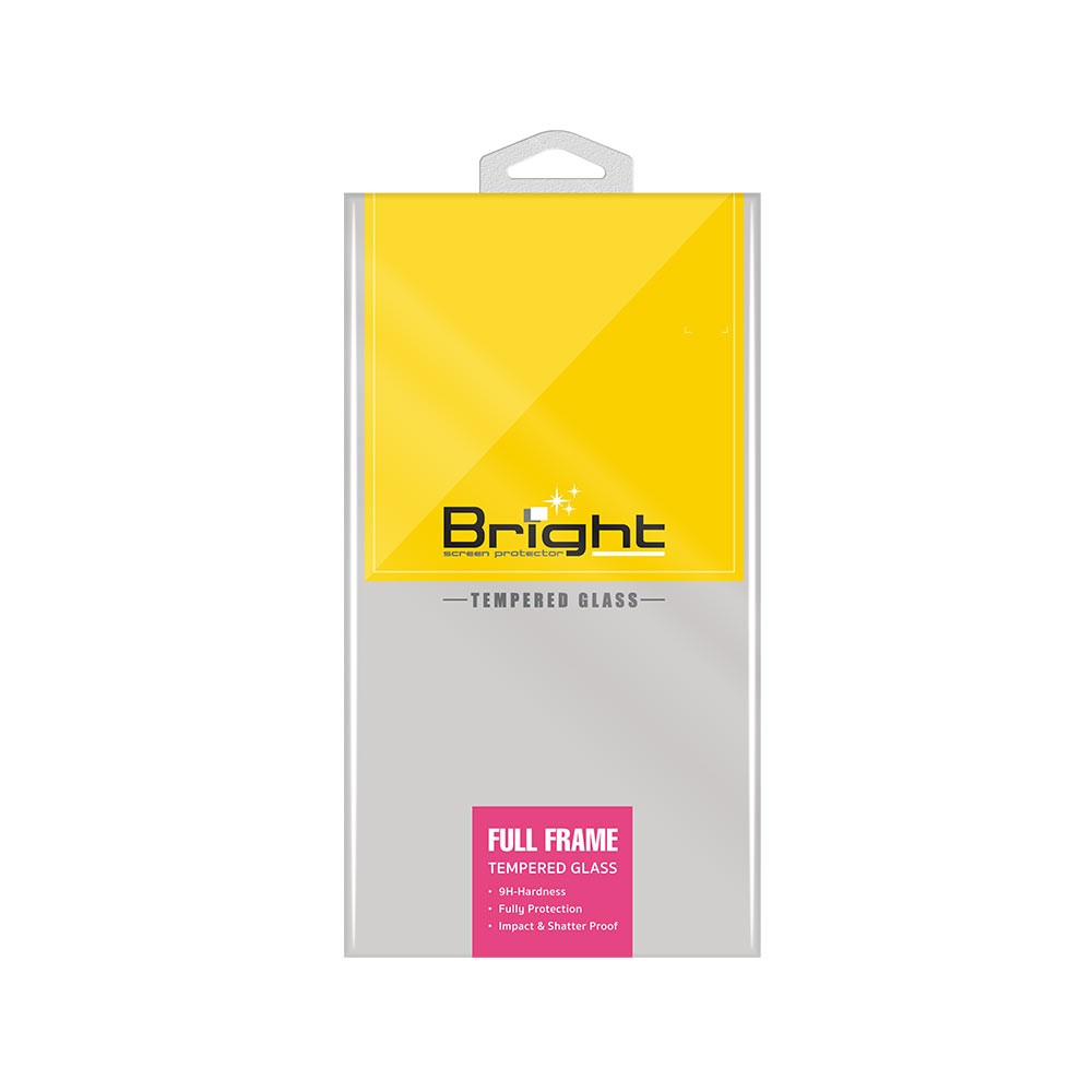 Bright Film Tempered Glass Full Frame for Apple iPhone 13 mini Black