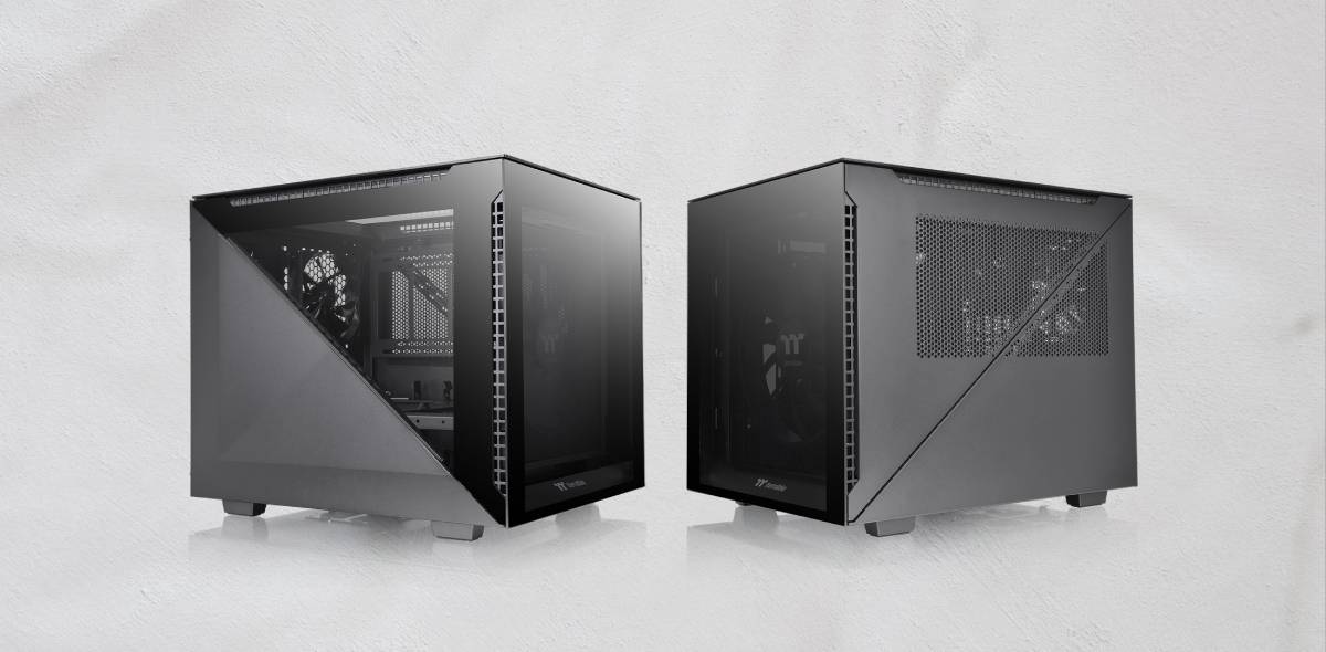 เคสคอมพิวเตอร์ Thermaltake Computer Case Divider 200 TG Black