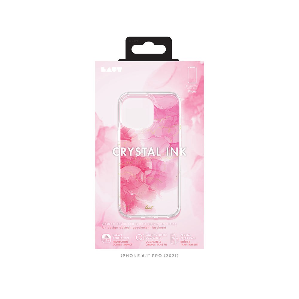 เคสไอโฟน LAUT Casing for iPhone 13Pro Max (6.7) Crystal INK- Ruby Red