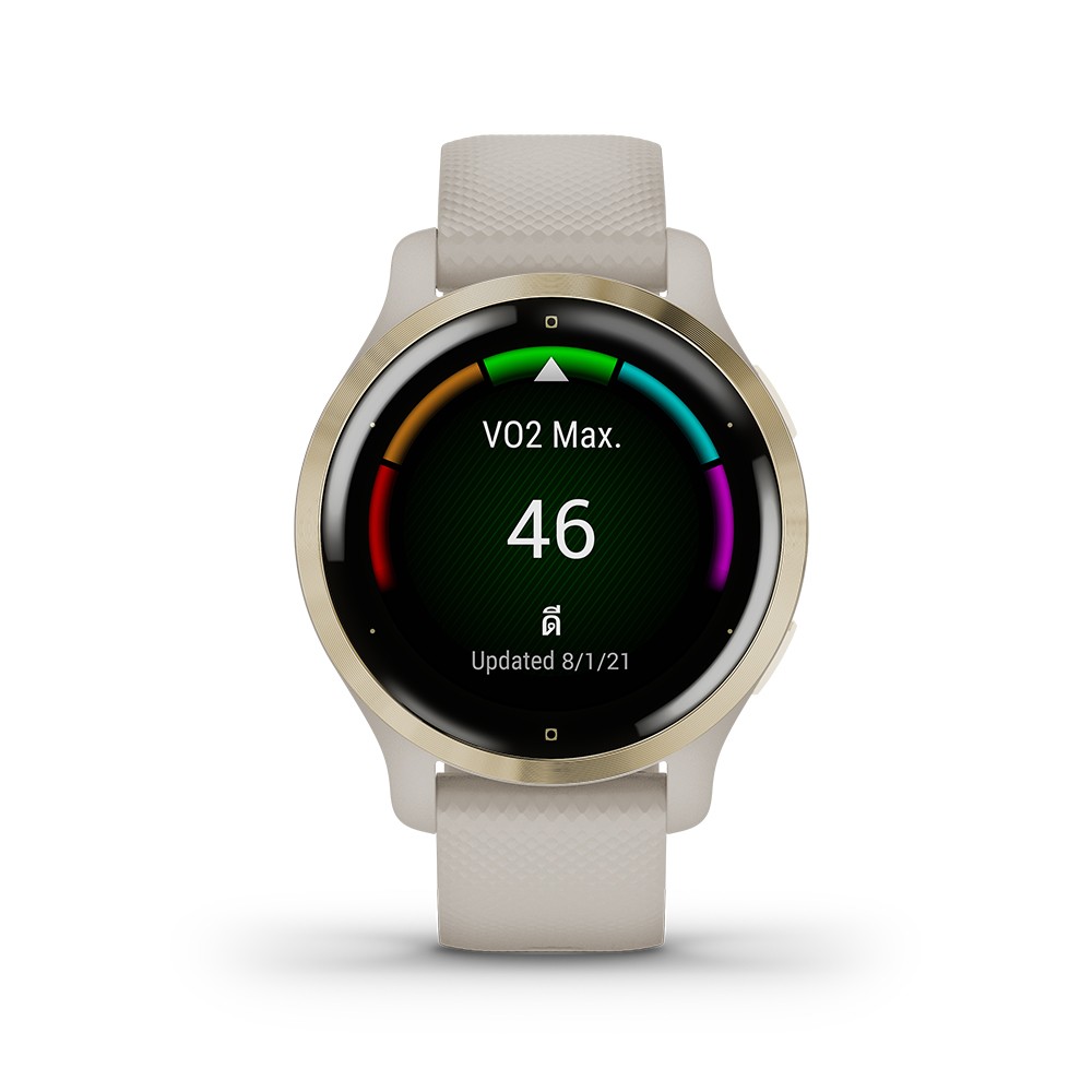 สมาร์ทวอทช์ Garmin Venu 2S Champagne with Tundra Band