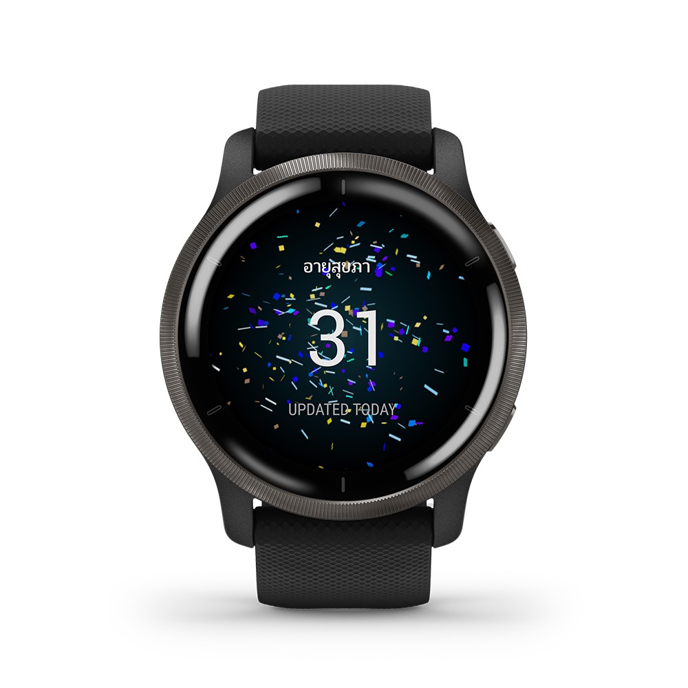 Garmin Smartwatch Venu 2 Slate with Black Band