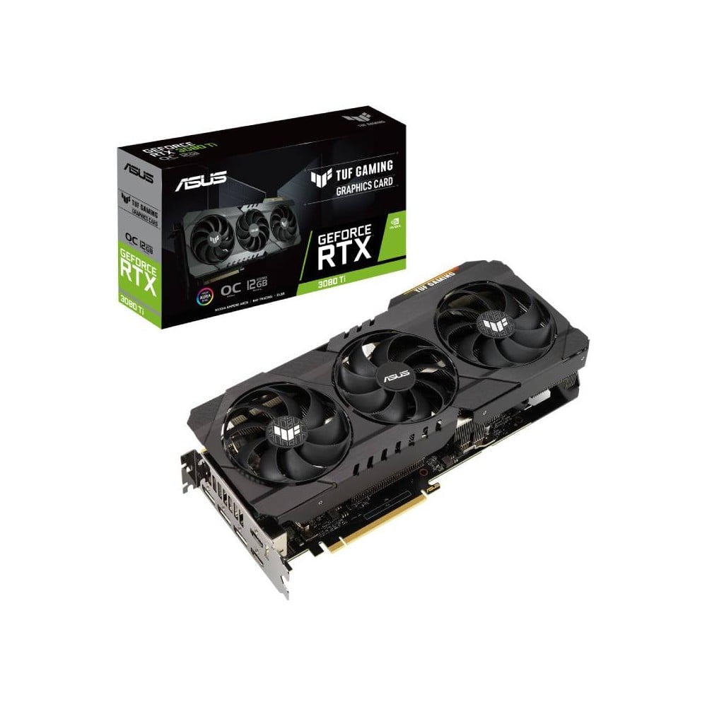 กราฟฟิคการ์ด Asus Vga Tuf Rtx3080ti O12g Gaming 12gb Gddr6x 384 Bit 4009