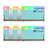 แรมพีซี Thermaltake Ram PC DDR4 16gb/3600MHz. CL18 (8GBX2) TOUGHRAM RGB Tuerquoise