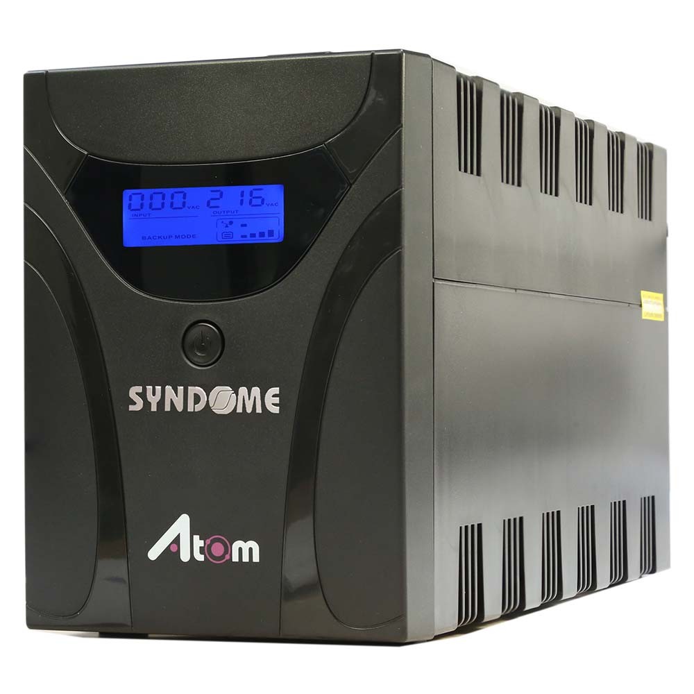 เครื่องสำรองไฟ SYNDOME UPS ATOM 2000VA/1200W (LCD)