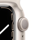 Apple Watch Series 7 GPS 41mm Starlight Aluminium Case with Starlight Sport Band