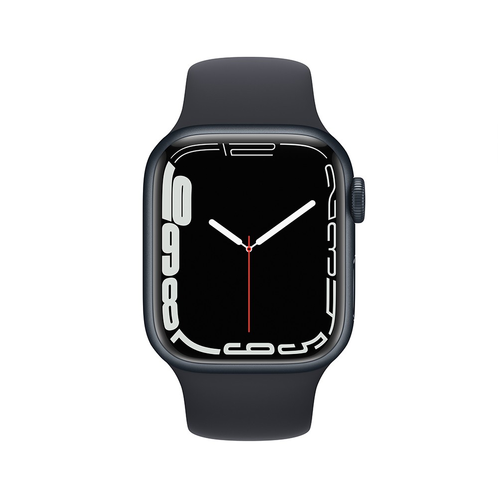 Apple Watch Series 7 GPS + Cellular 41mm Midnight Aluminium Case with Midnight Sport Band