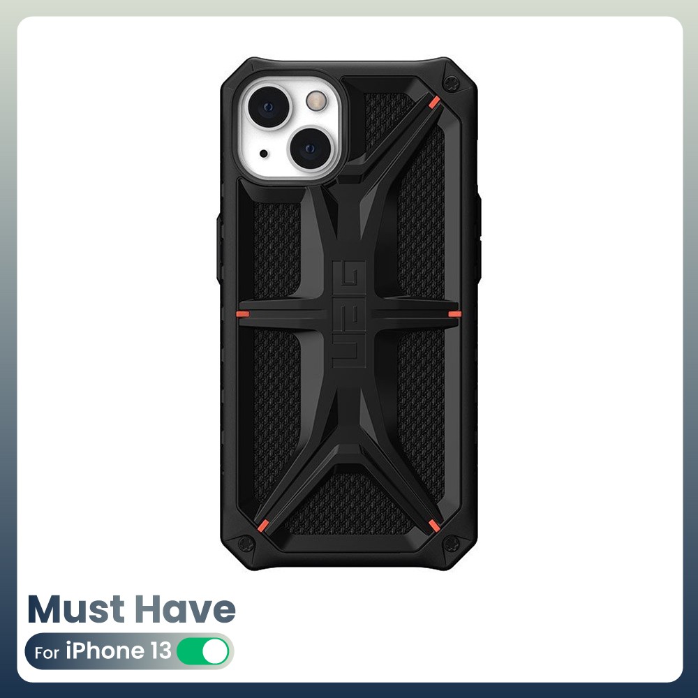 UAG Casing for Apple iPhone 13 (6.1) Monarch Kevlar Black