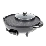 เตาปิ้งย่าง+หม้อสุกี้ SMARTHOME รุ่น SM-EG1602 Black