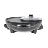 เตาปิ้งย่าง+หม้อสุกี้ SMARTHOME รุ่น SM-EG1602 Black
