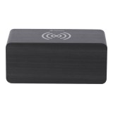 แท่นชาร์จไร้สาย TECHPRO Alam Clock with 10W Wireless Charging Black