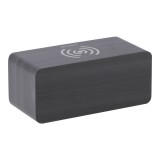 แท่นชาร์จไร้สาย TECHPRO Alam Clock with 10W Wireless Charging Black