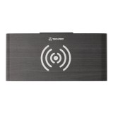 แท่นชาร์จไร้สาย TECHPRO Alam Clock with 10W Wireless Charging Black