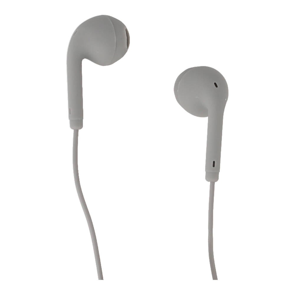 หูฟัง QPLUS Colorful Wired Earbud Headphone 3.5mm Gray