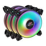 พัดลมคอม OCPC FAN Velocita 120mm x 3 ARGB Black