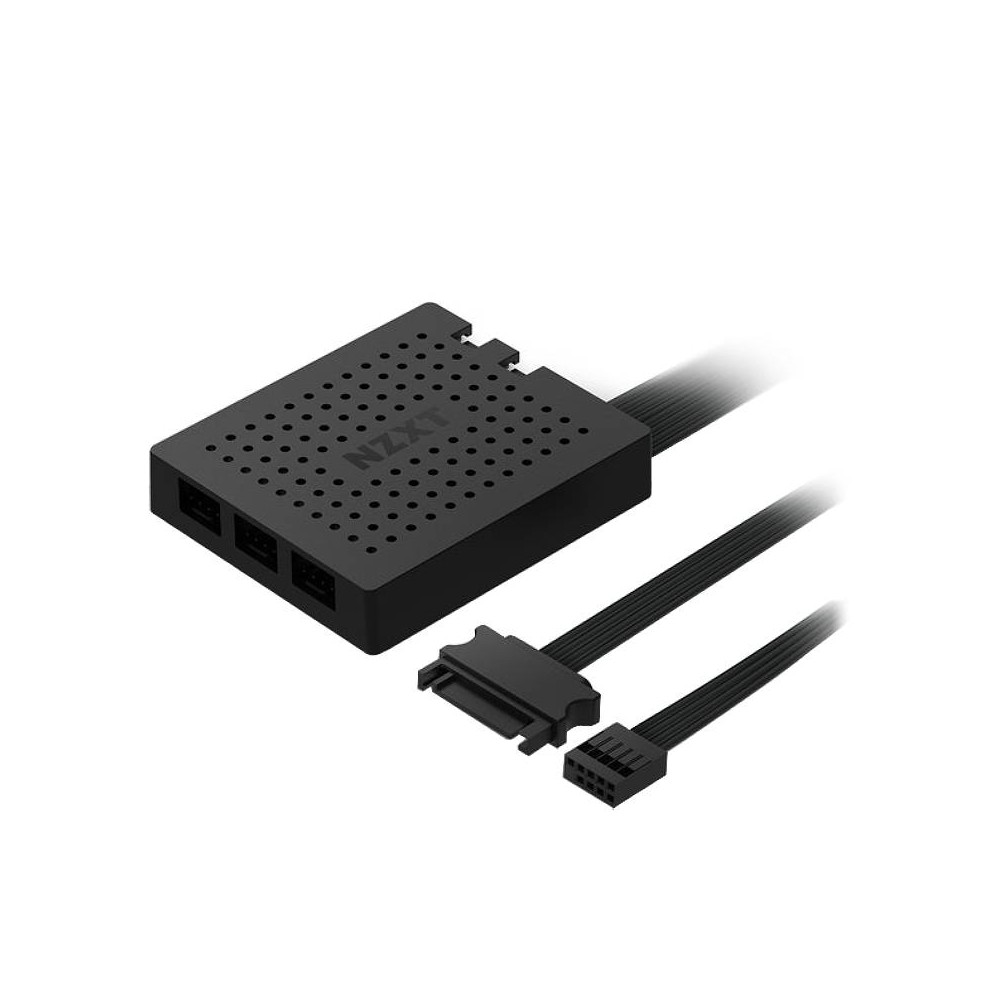 พัดลมคอม NZXT FAN AER RGB2 Starter PACK TWIN 140mm. White