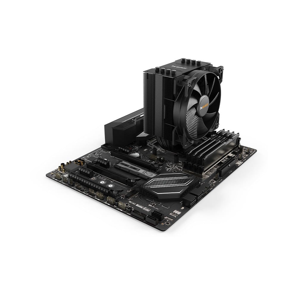 ชุดระบายความร้อนซีพียู Be Quiet CPU Cooler Pure Rock 2 Black