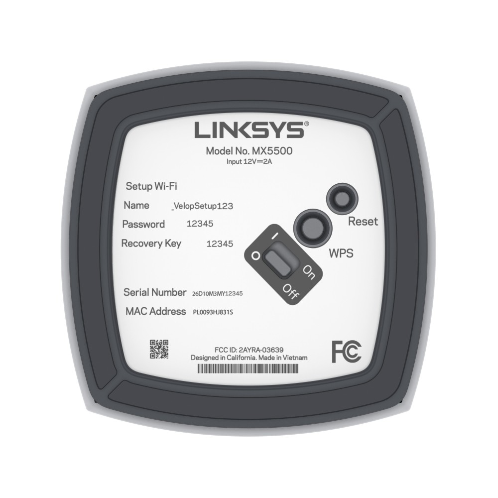 เราเตอร์ Linksys MX5503 Atlas Pro 6 Dual-Band Mesh WiFi 6 Router (AX5400) Pack 3