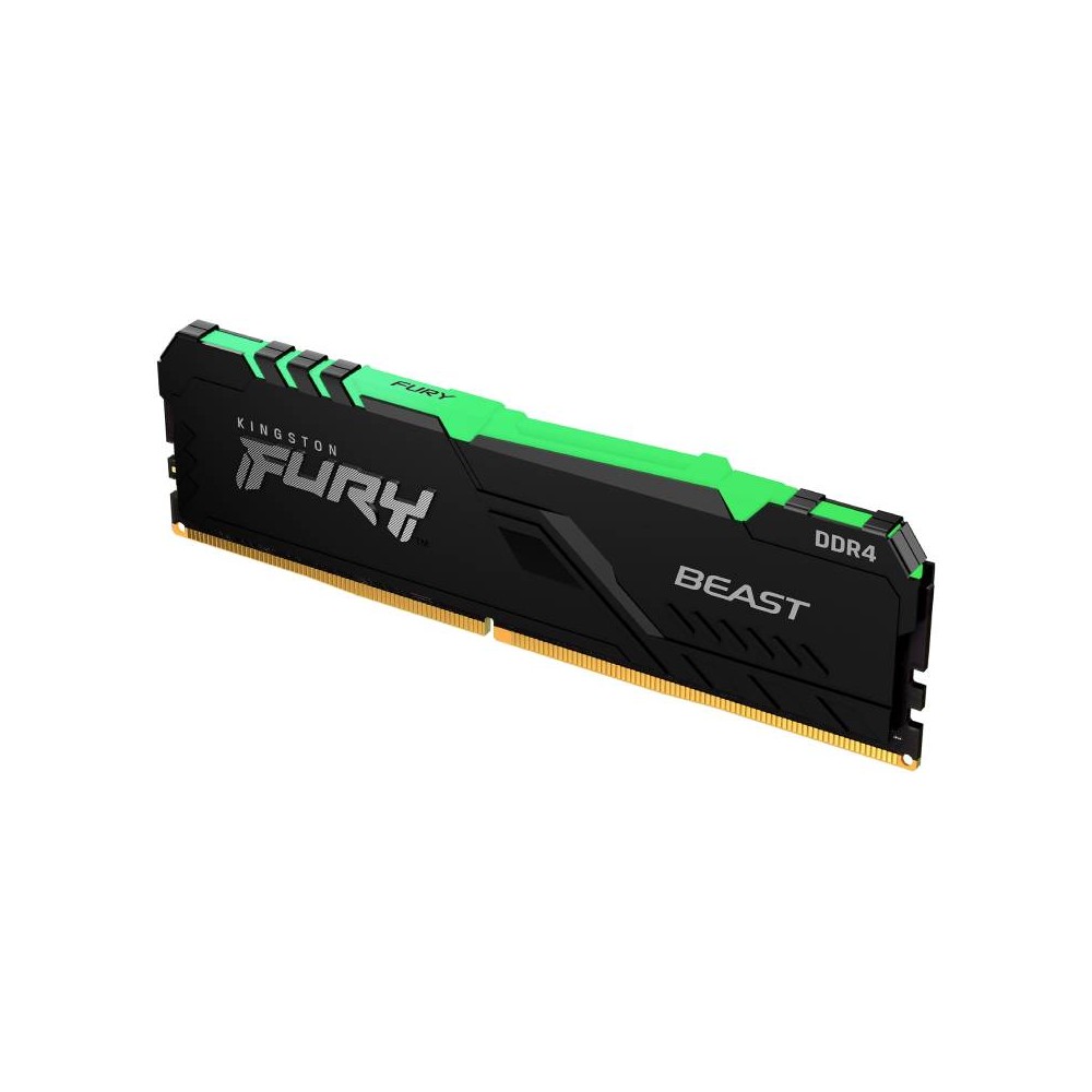 แรมพีซี Kingston Ram PC DDR4 8GB/3200MHz CL16 (8GBx1) FURY Beast RGB