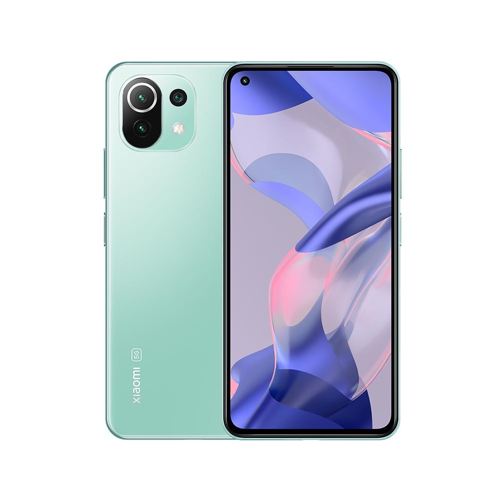 สมาร์ทโฟน Xiaomi Mi 11 Lite (8+256) Mint Green (5G) Swarovski boxset