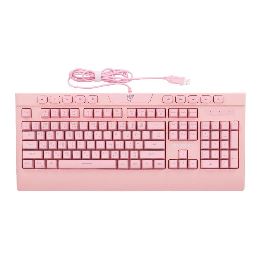 Onikuma Gaming Keyboard Sakura Pink