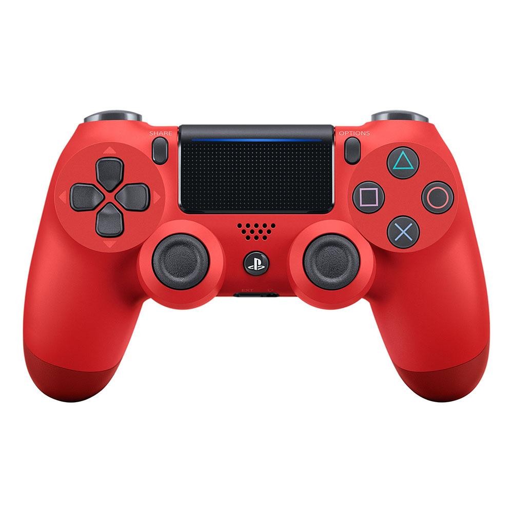 จอยคอนโทรลเลอร์ Sony PlayStation Dual Shock 4 Controller CUH-ZCT2G 11 Red