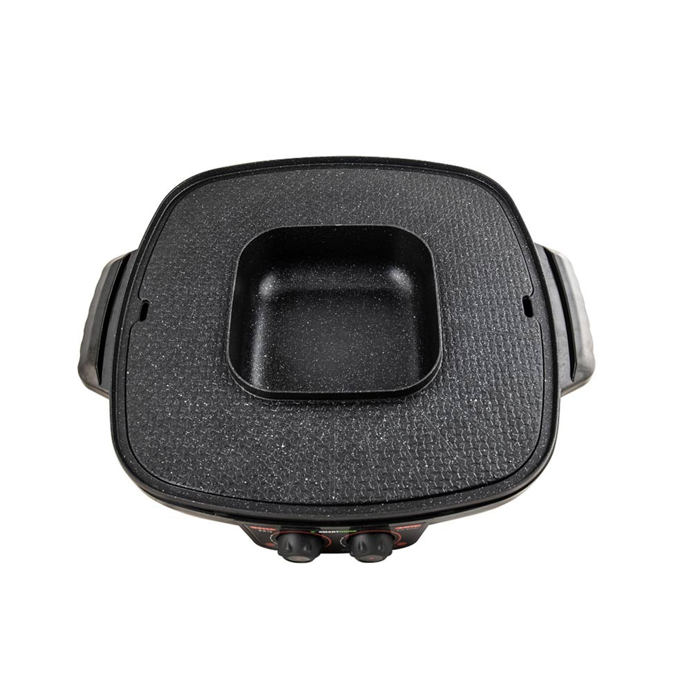 เตาปิ้งย่าง+หม้อสุกี้ SMARTHOME รุ่น SM-EG1802