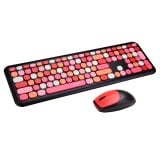 เมาส์และคีย์บอร์ดไร้สาย MOFii Wireless Mouse + Keyboard Silent Lollipop Mixed Black (TH/EN)