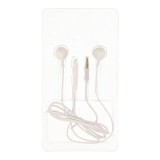 หูฟัง TECHPRO Earbud Headphone with Mic. 3.5mm White