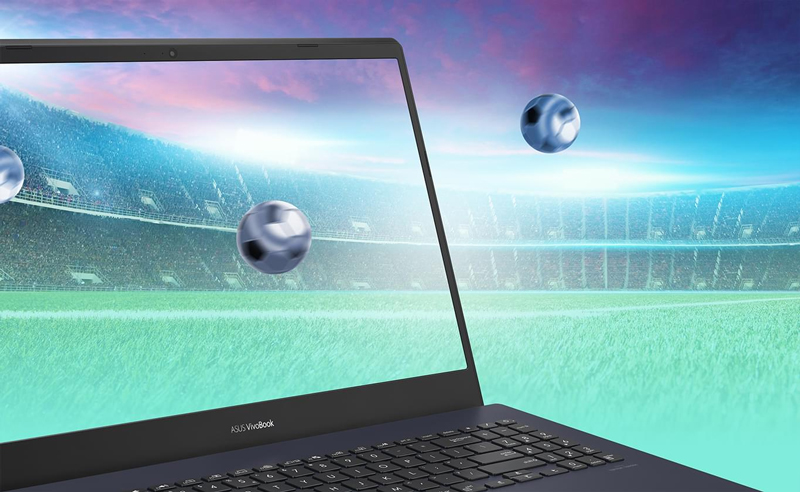 โน๊ตบุ๊คบางเบา Asus Notebook Vivobook 15 A571GT-HN1059TS Star Black