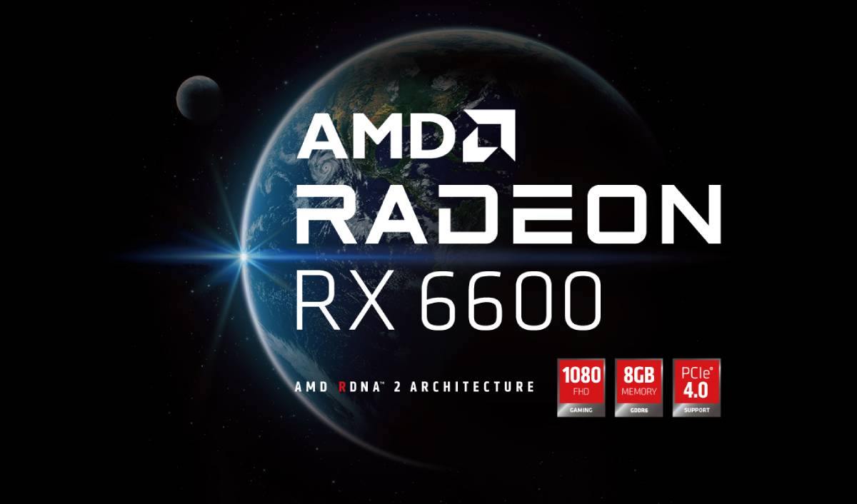 Amd Radeon Software Rx 6600 กราฟฟิคการ์ด POWER COLOR VGA Fighter AMD Radeon RX 6600 8GB GDDR6 128-bit