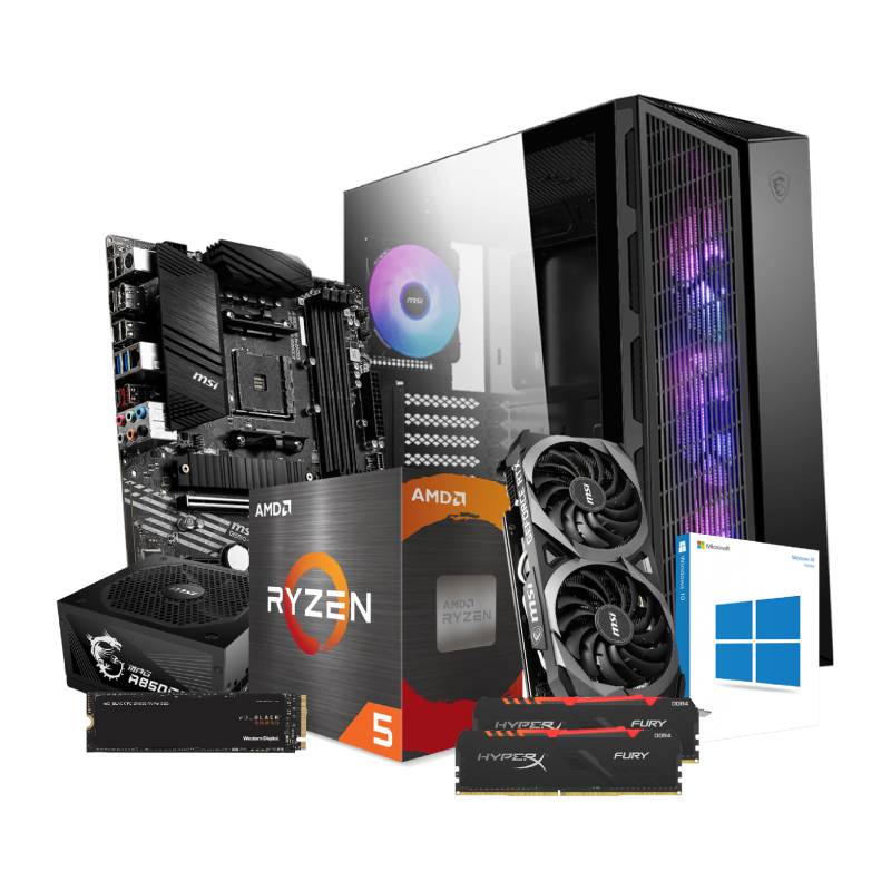 ชุดคอมพิวเตอร์ประกอบสำเร็จพร้อมใช้งาน Computer Set - REDWIN560XVK12G