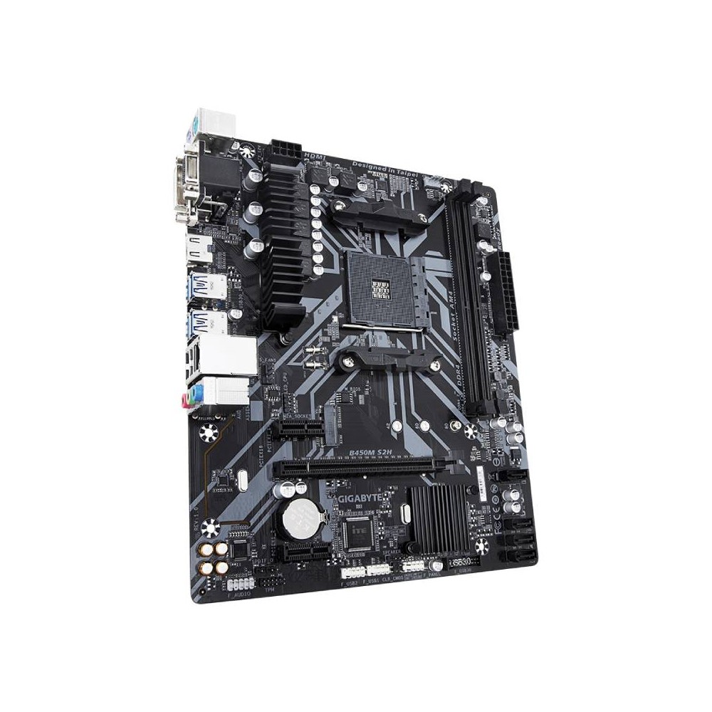 เมนบอร์ด GIGABYTE B450M S2H (1.0) AM4