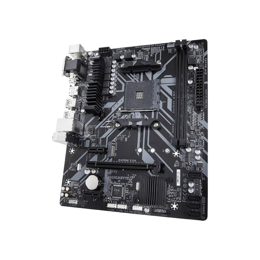 เมนบอร์ด GIGABYTE B450M S2H (1.0) AM4