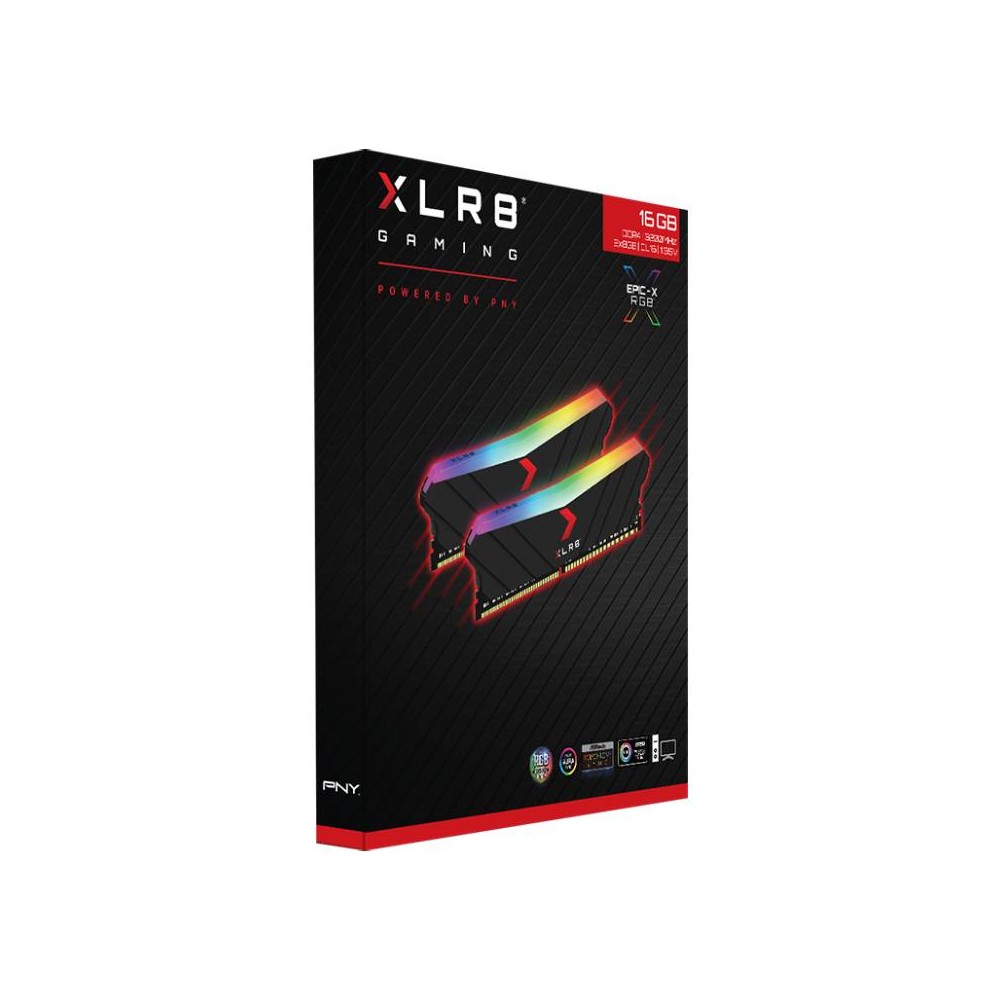 แรมพีซี PNY DDR4 16GB/3200MHz.CL16 (8GBx2) XLR8 RGB