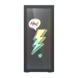 เคสคอมพิวเตอร์ DARKFLASH Computer Case DK210 TG Black - Graffiti